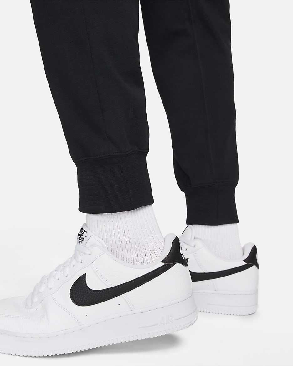 Nike Sportswear cheapest Club Stories Jogger Pants Men's Size Large L Off White Black NSW